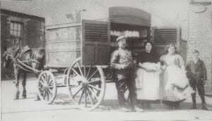 Old photo of delivery cart
