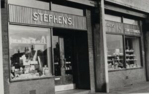 Our shop in Duncan Crescent opened in 1957